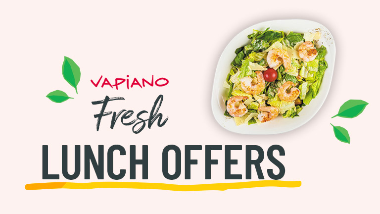 Vapiano fresh lunch offers
